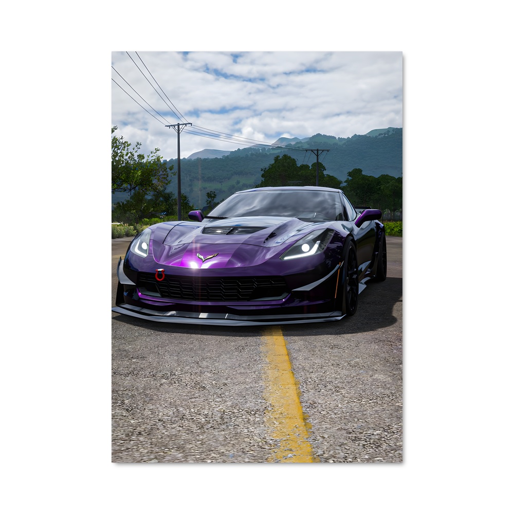 Poster Speed Purple Vibes